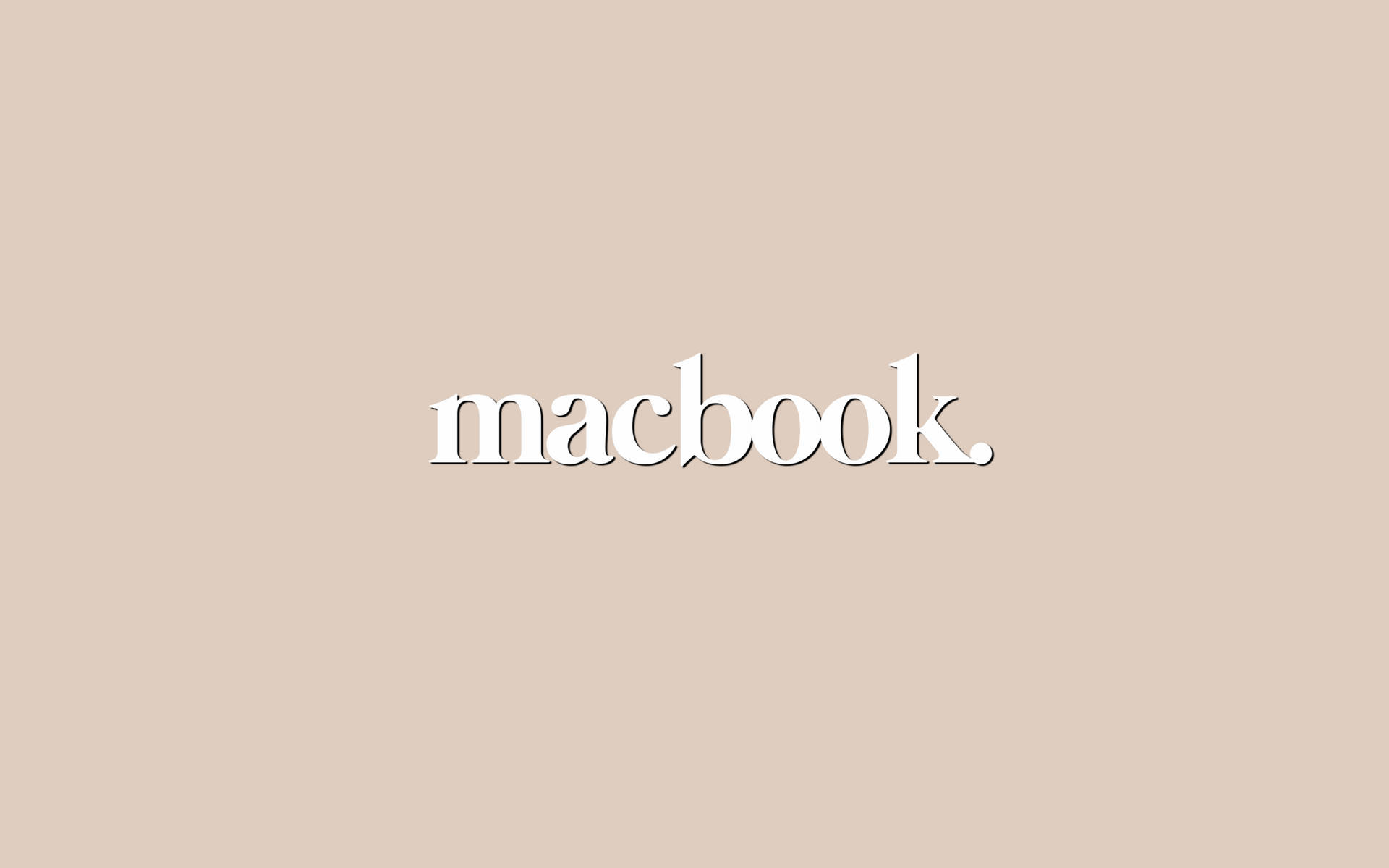 Macbook Minimalistiese Buroblad
