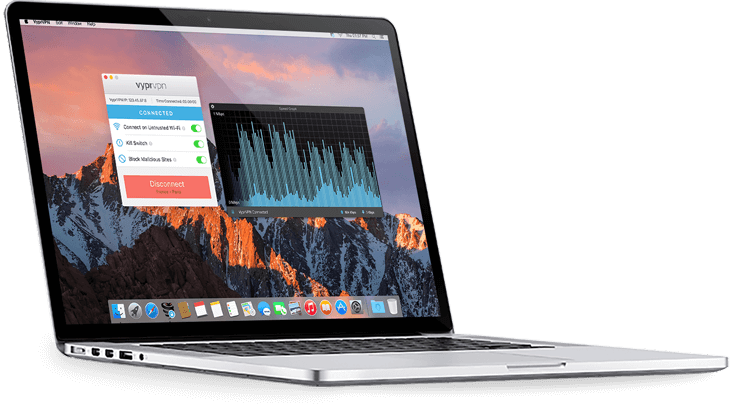 MacBook Pro met VPN-verbinding Muurpapier