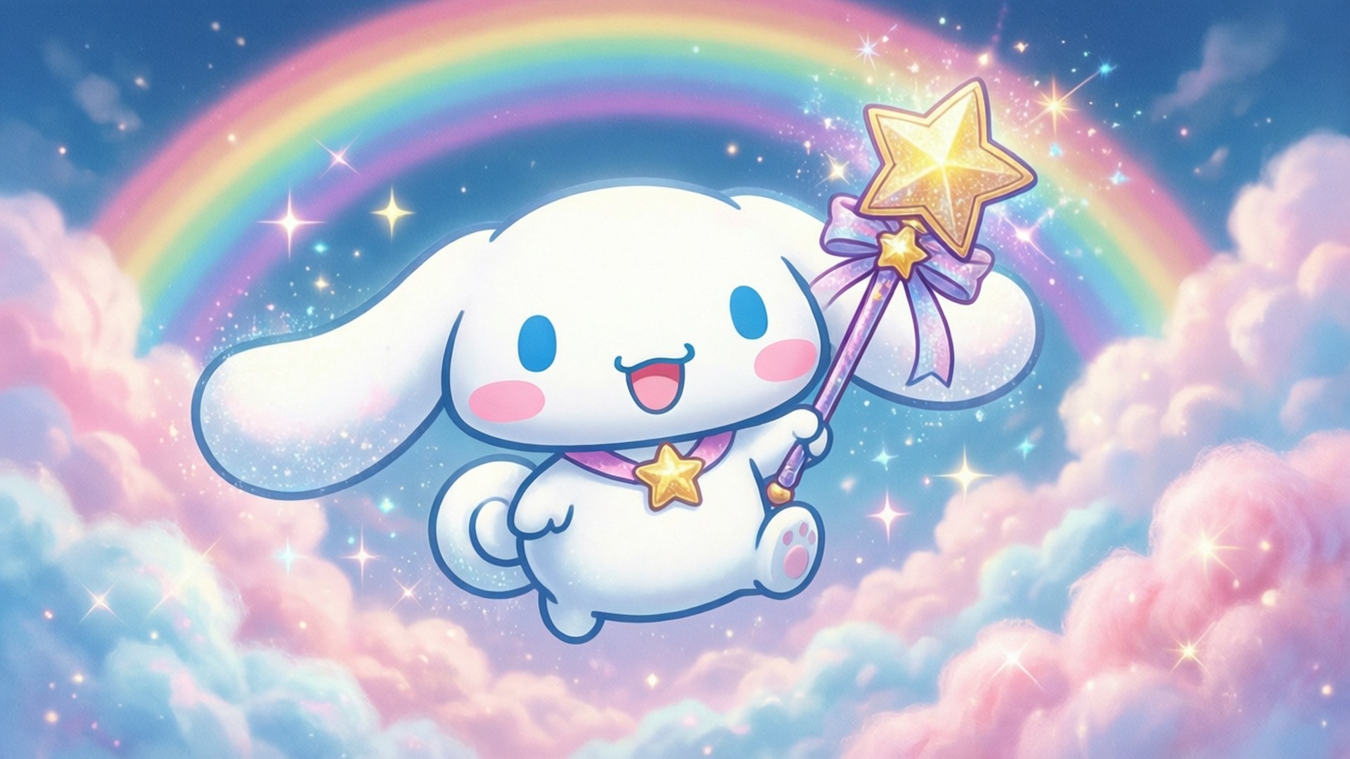 Magiese Cinnamoroll Muurpapier