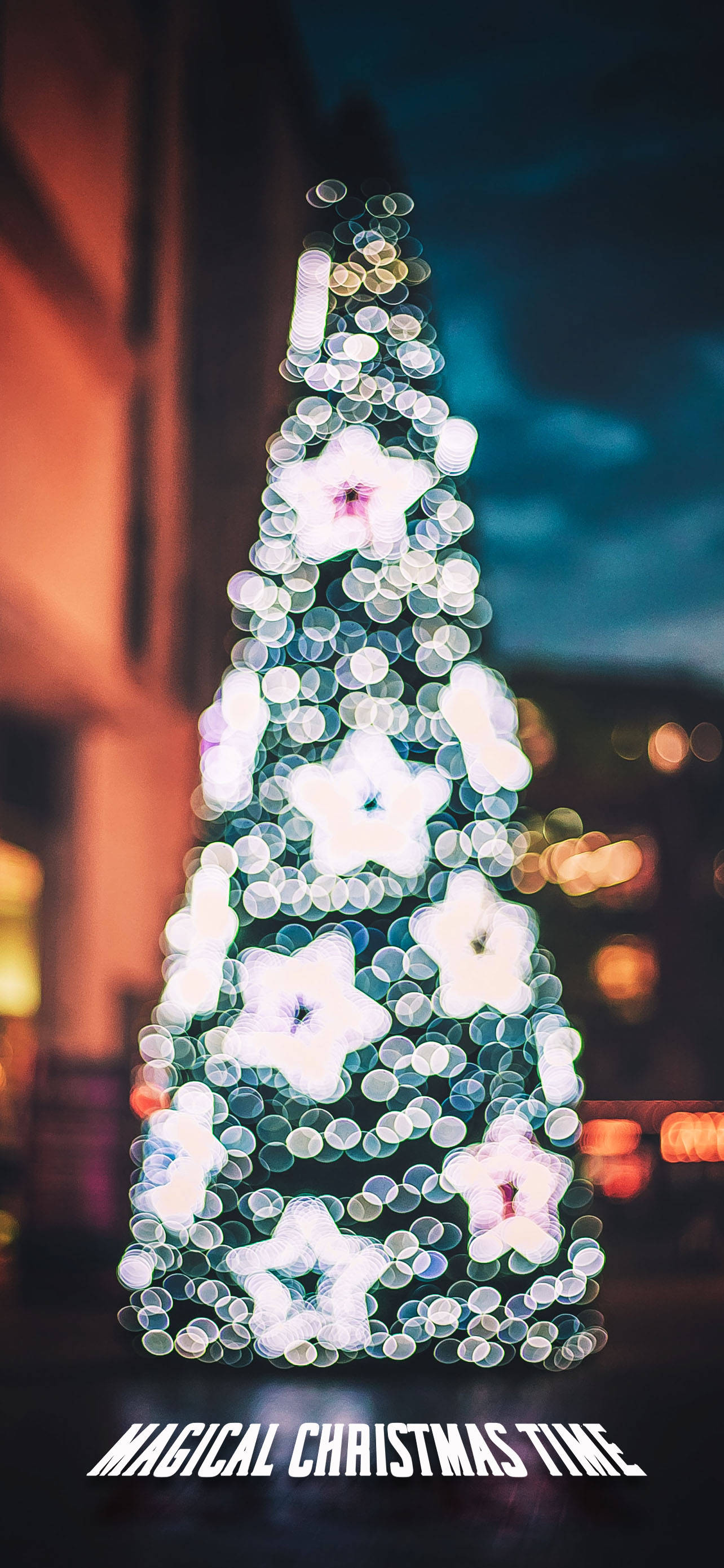 Magiese Desember Kersfees Muurpapier