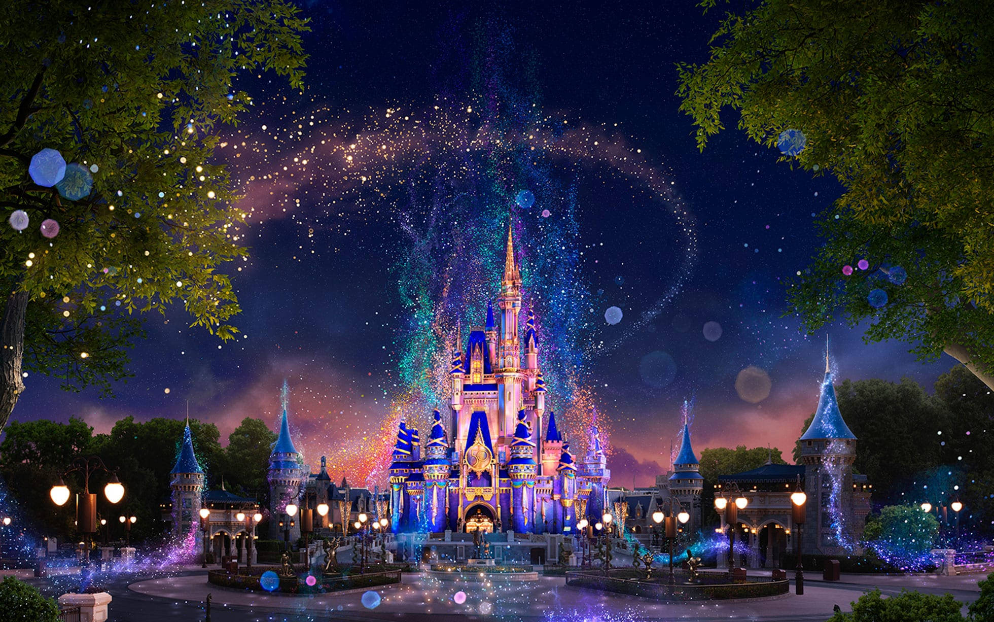 Magiese Disneywêreld Muurpapier