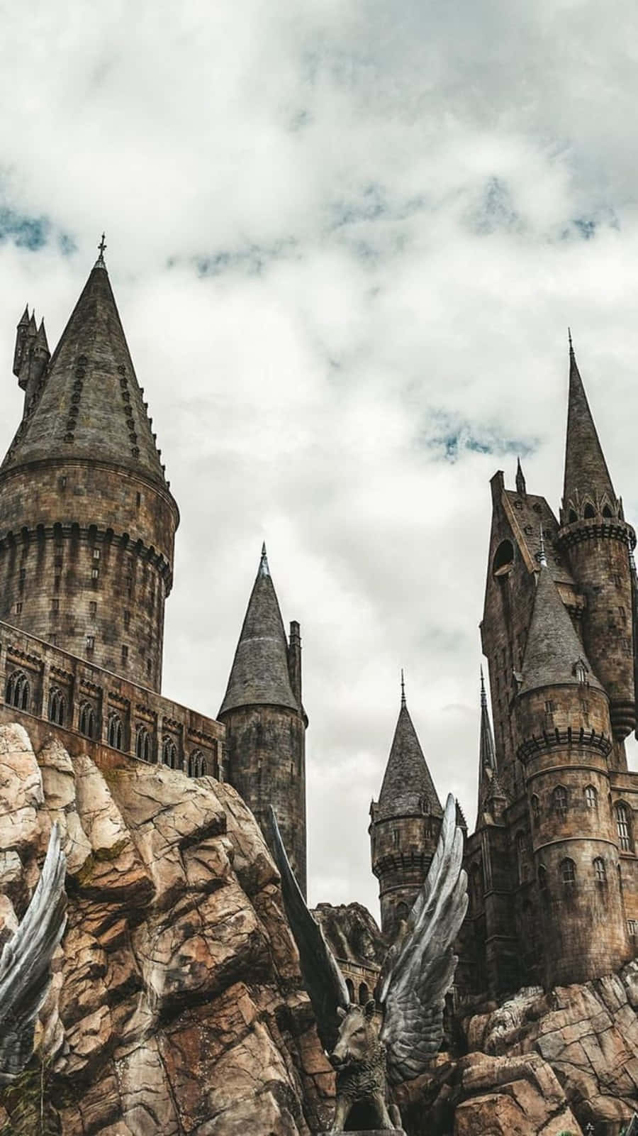Magiese Estetika van Hogwarts Muurpapier