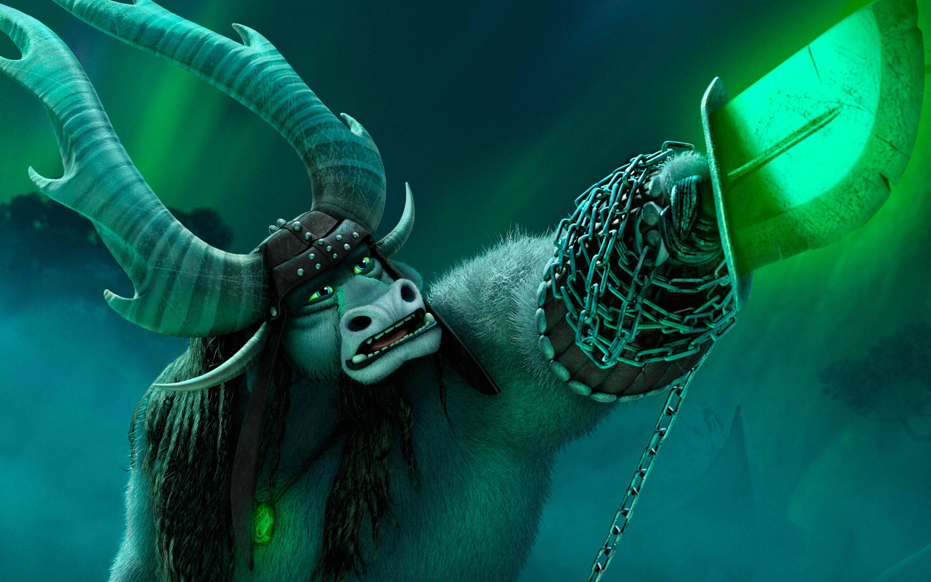 Magtige Kai – Die Opperste Skurk uit Kung Fu Panda 3 Muurpapier