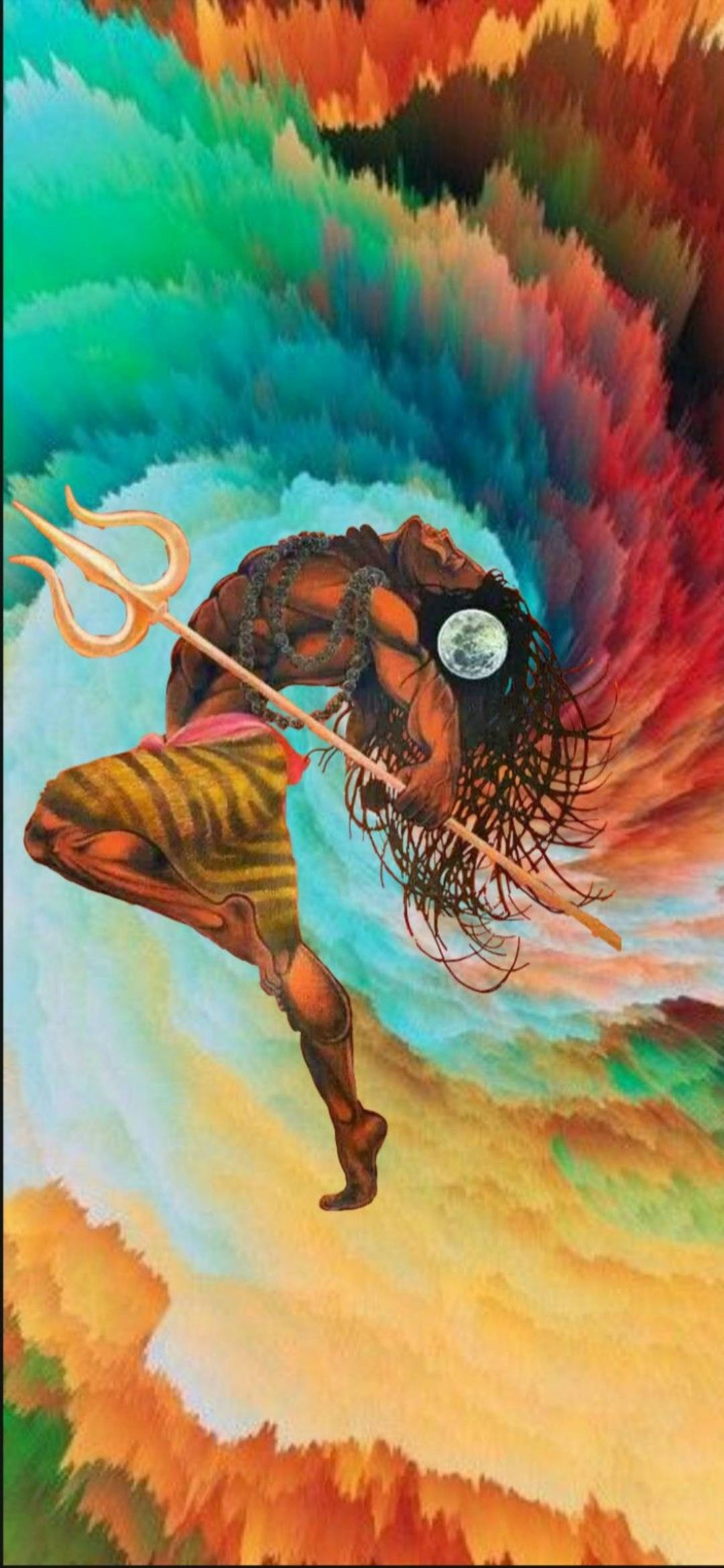 Mahakal Maan-kuns Muurpapier