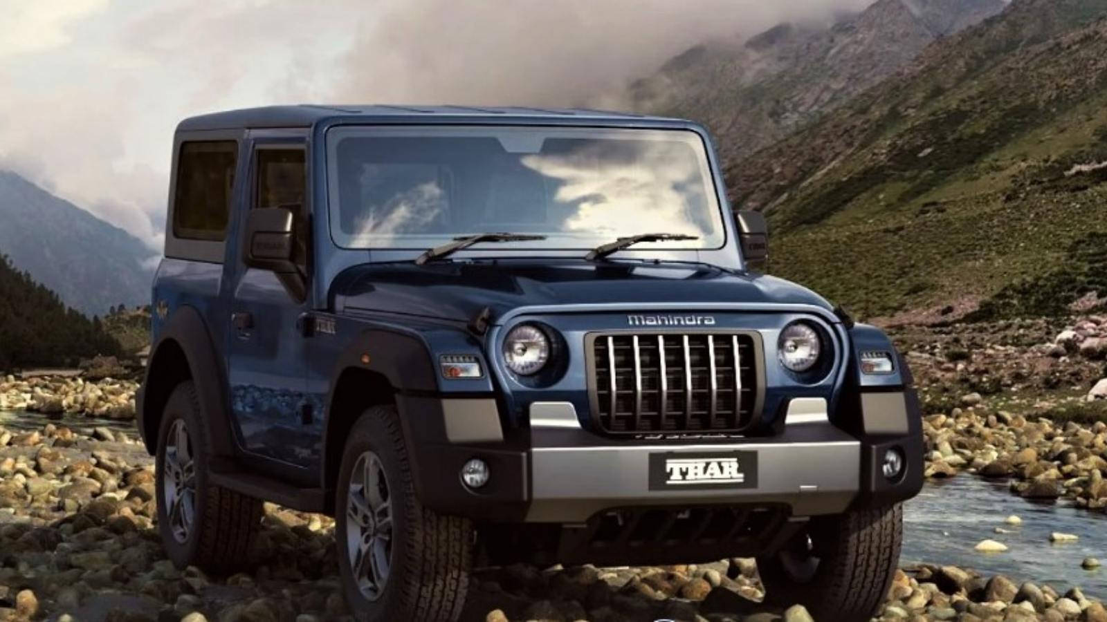 Mahindra Thar 2021 Rots Pad Muurpapier