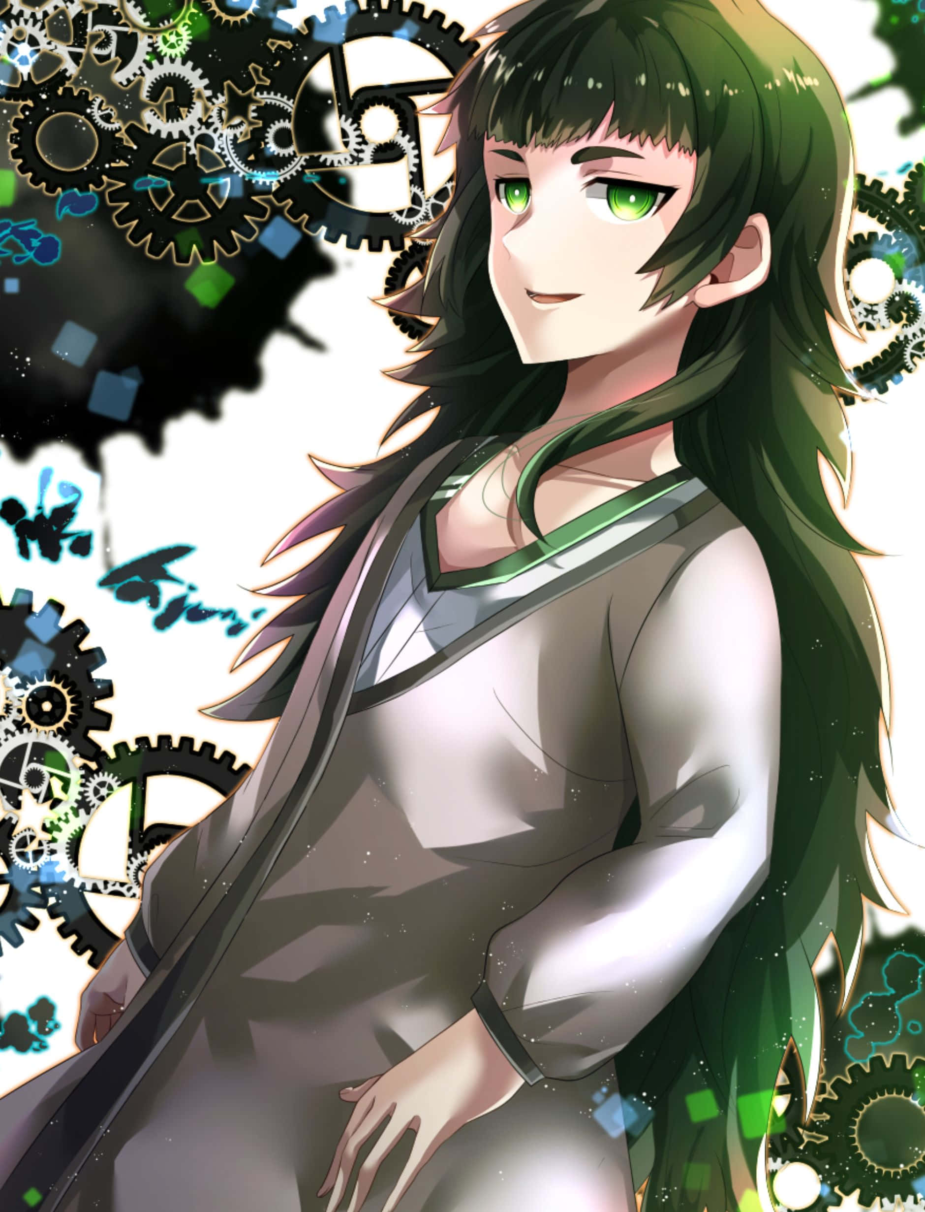 Maho Hiyajo wat stylvol poseer Muurpapier