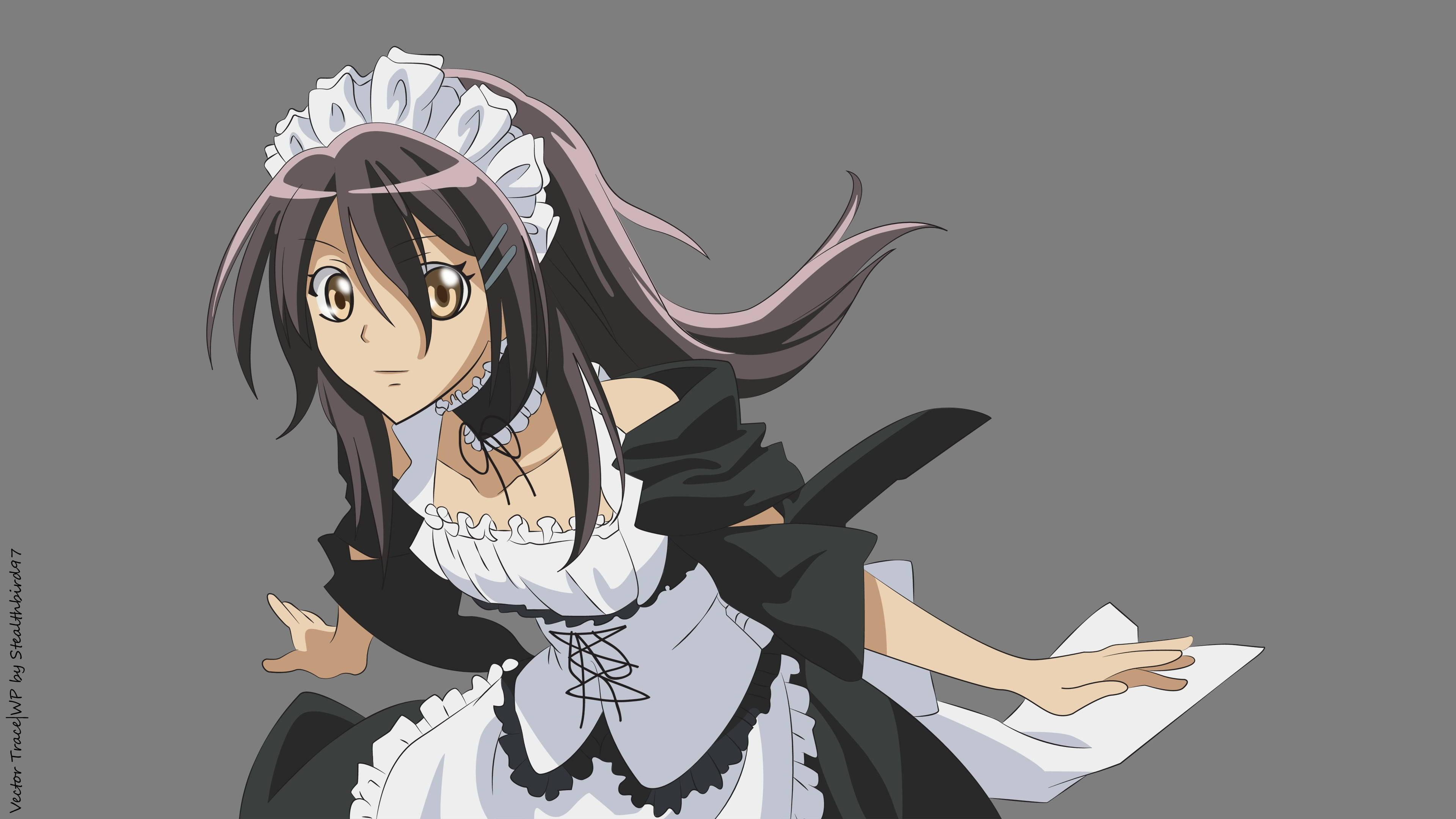Maid Sama Misaki Ayuzawa Meid-uitrusting Muurpapier