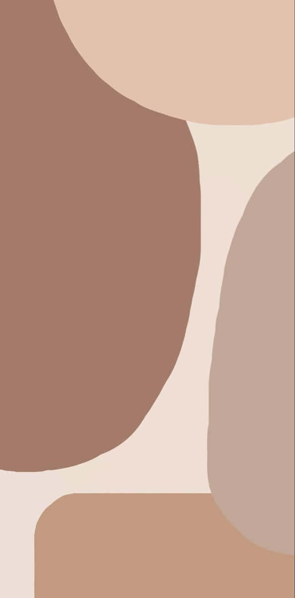 Majestueuse Goue Tan Landskap Muurpapier