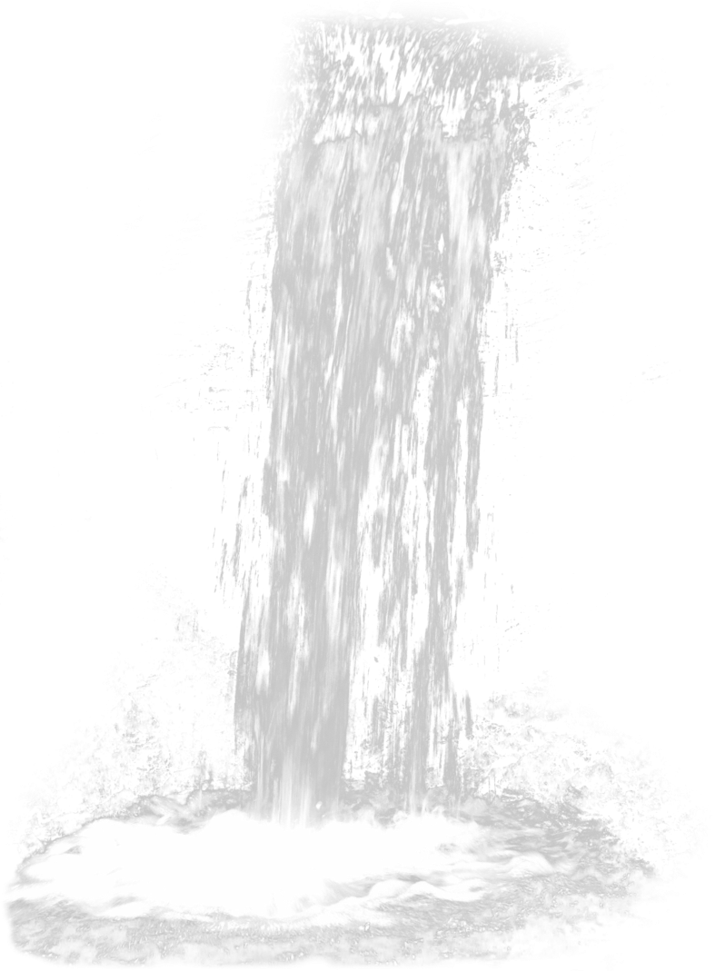 Majestueuse Waterval Illustrasie Muurpapier