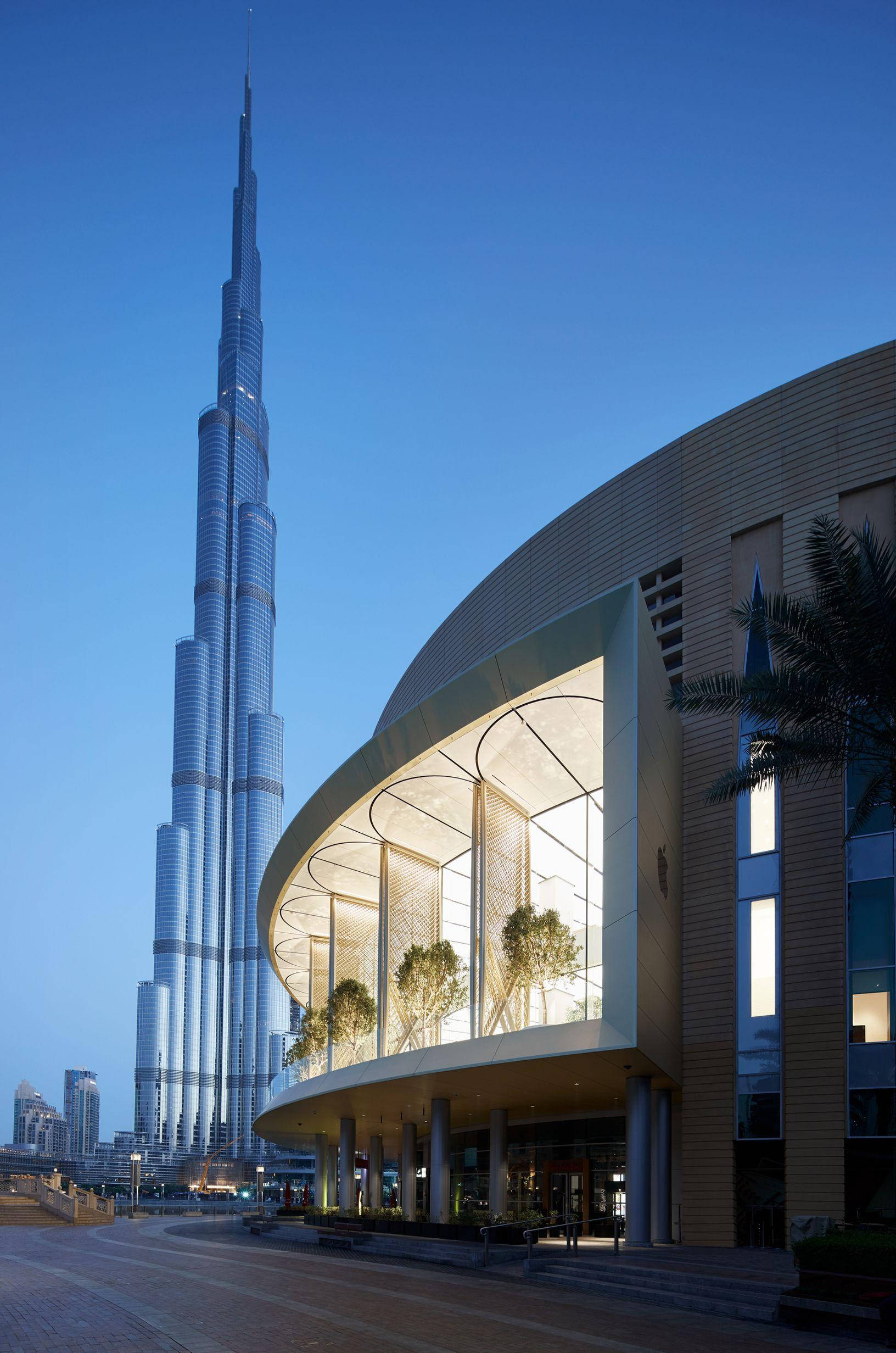 Mall Apple Dubai-inkopiesentrum Muurpapier