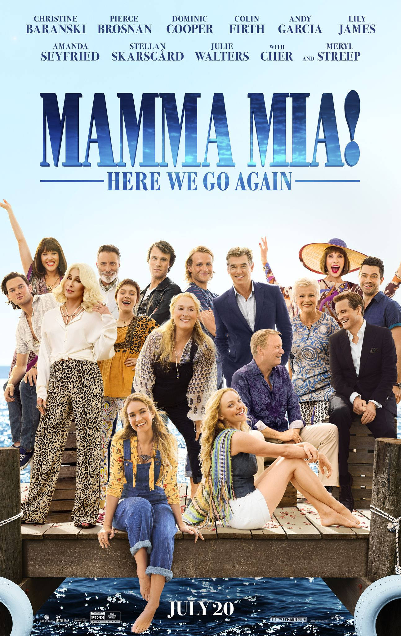 Mama Mia! Hier Gaan Ons Weer Muurpapier