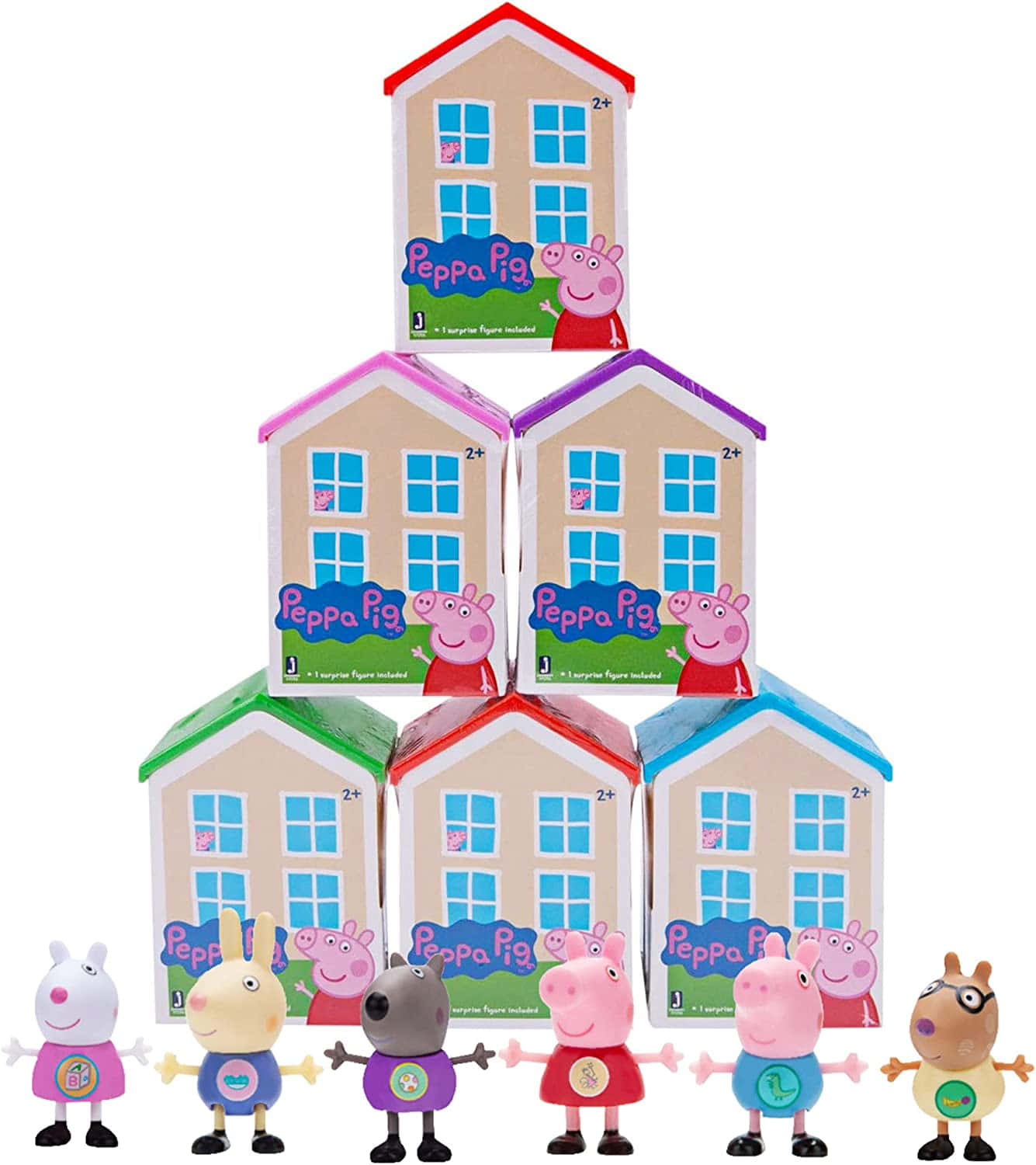Mammie, Pappie, en Peppa Pig Geniet van 'n Pret Familie Uitstappie Muurpapier