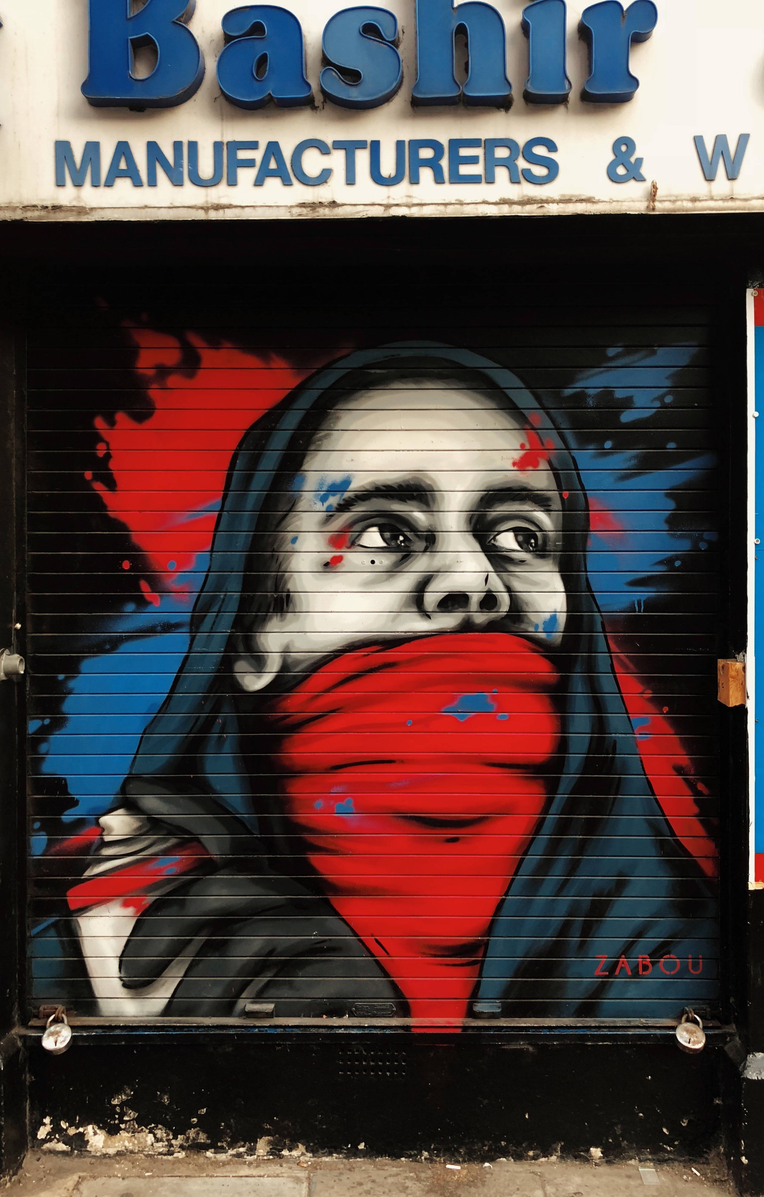 Man Hoodie Masker Straatkuns Muurpapier
