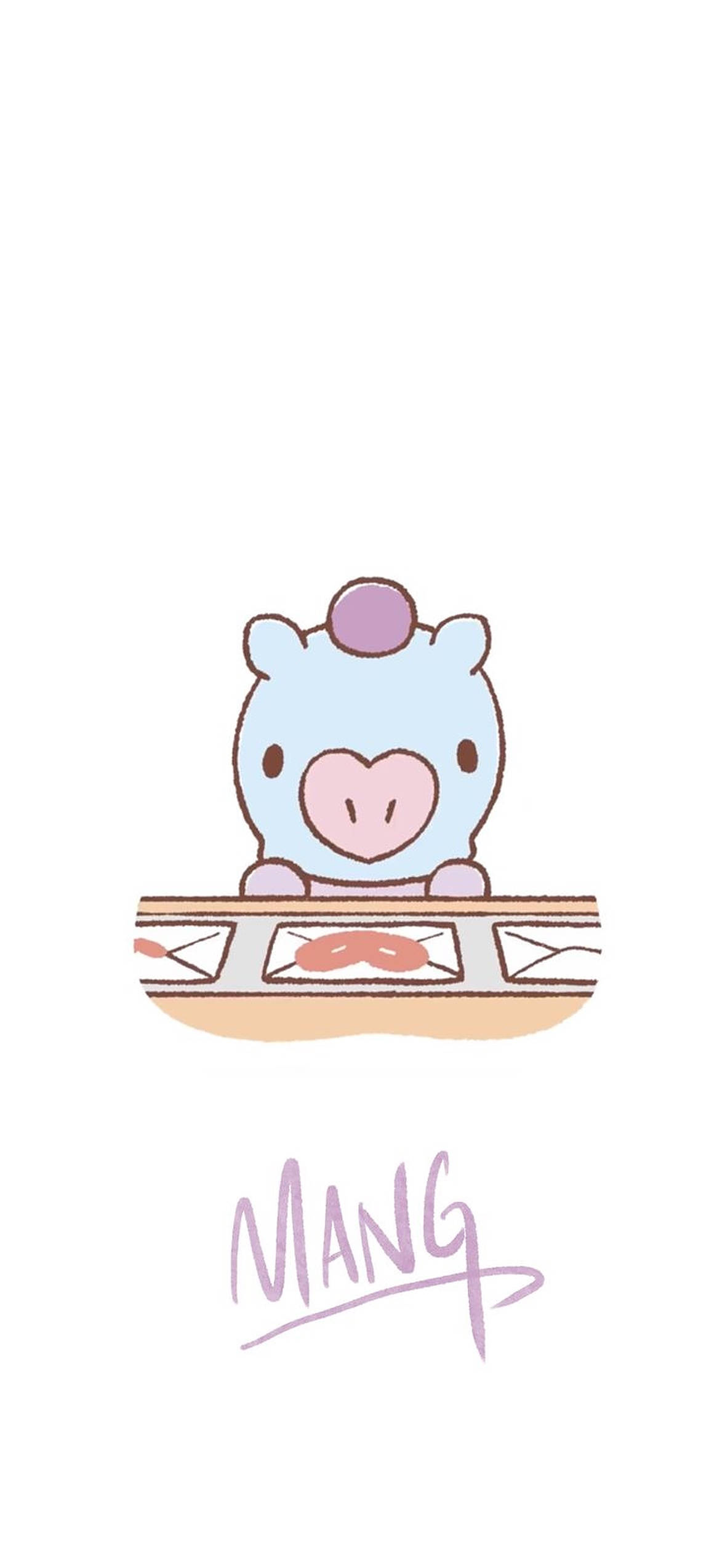 Mang Bt21 Kuns Muurpapier