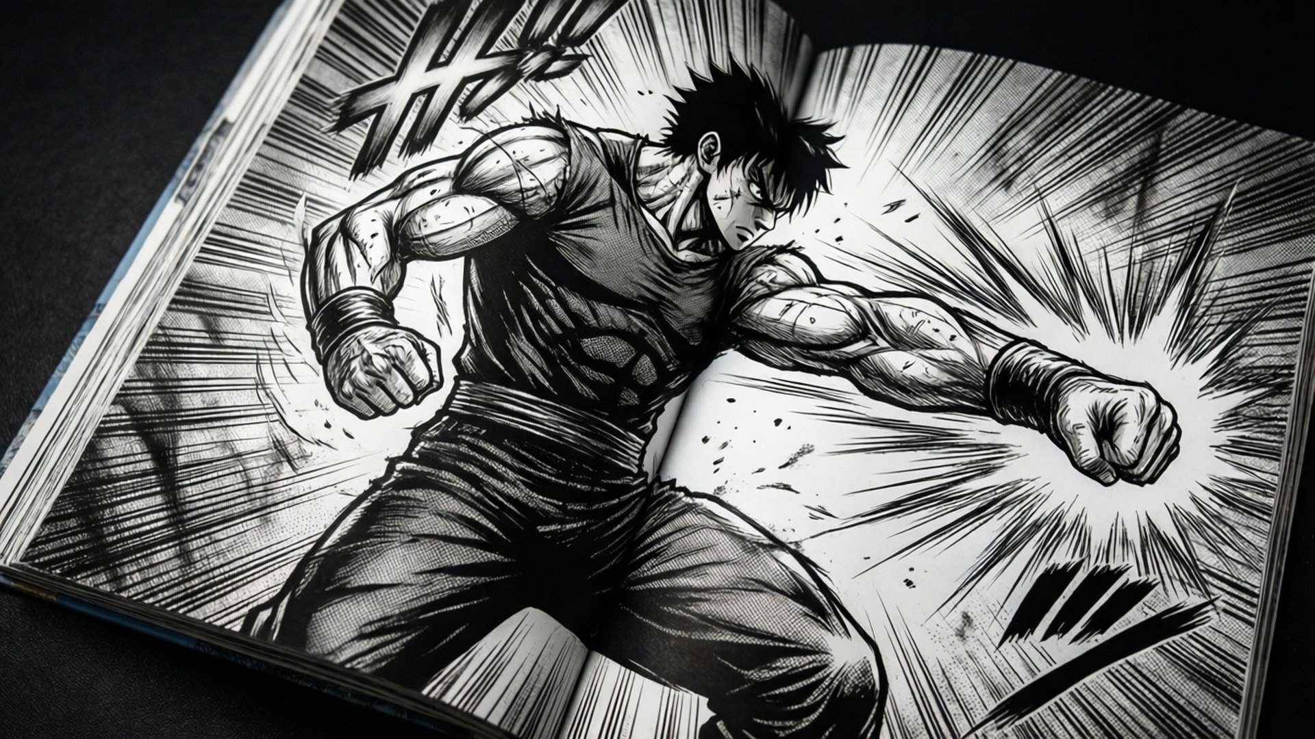 Manga Aksiepaneel Muurpapier