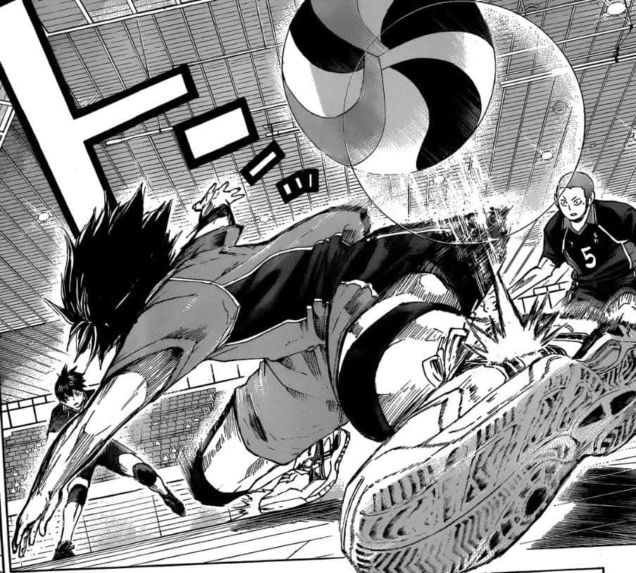 Manga-paneel agtergrond - die verhaal van ewigheid Muurpapier