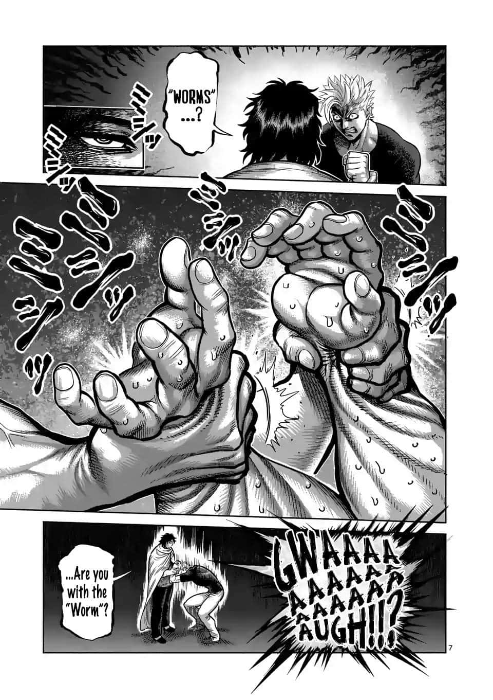 Manga Paneel van Ohma Tokita wat Veg Muurpapier