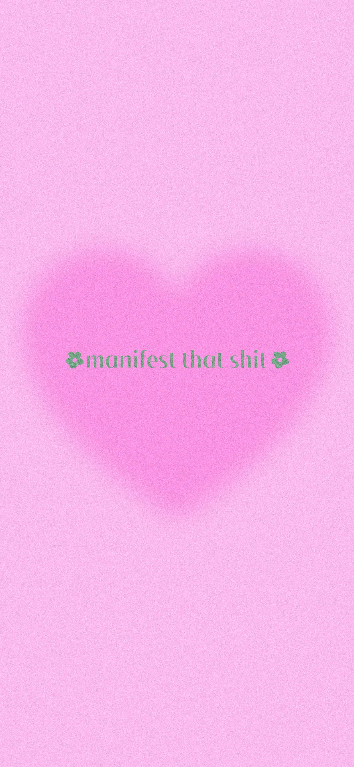 Manifest Pienk Hart Muurpapier