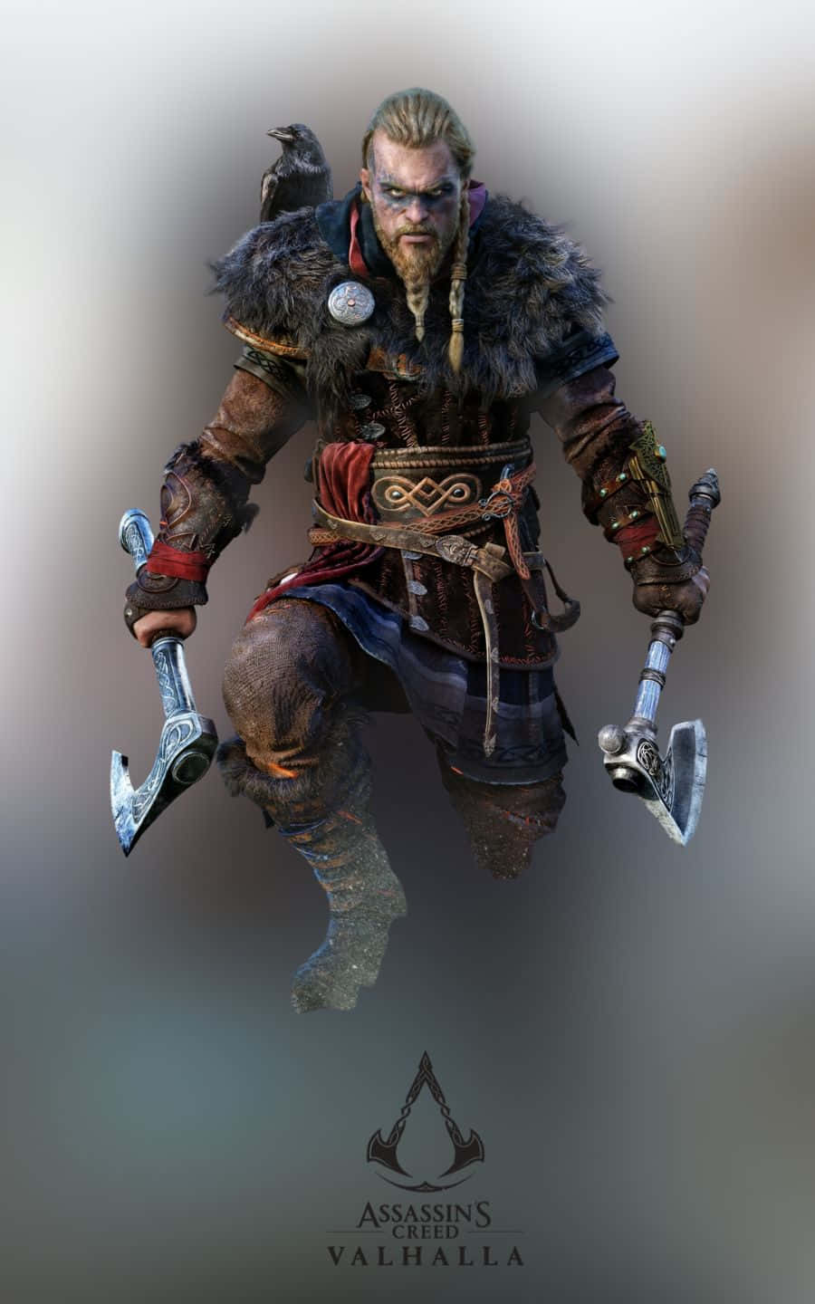 Manlike Protagonis Ontwerp 1440p Assassin's Creed Valhalla Agtergrond Muurpapier