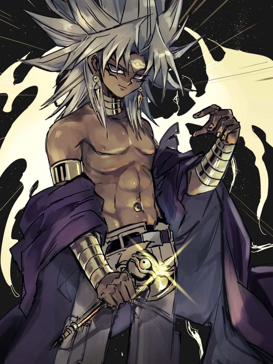 Marik Ishtar, die sluwe antagonis van Yu-Gi-Oh! Muurpapier