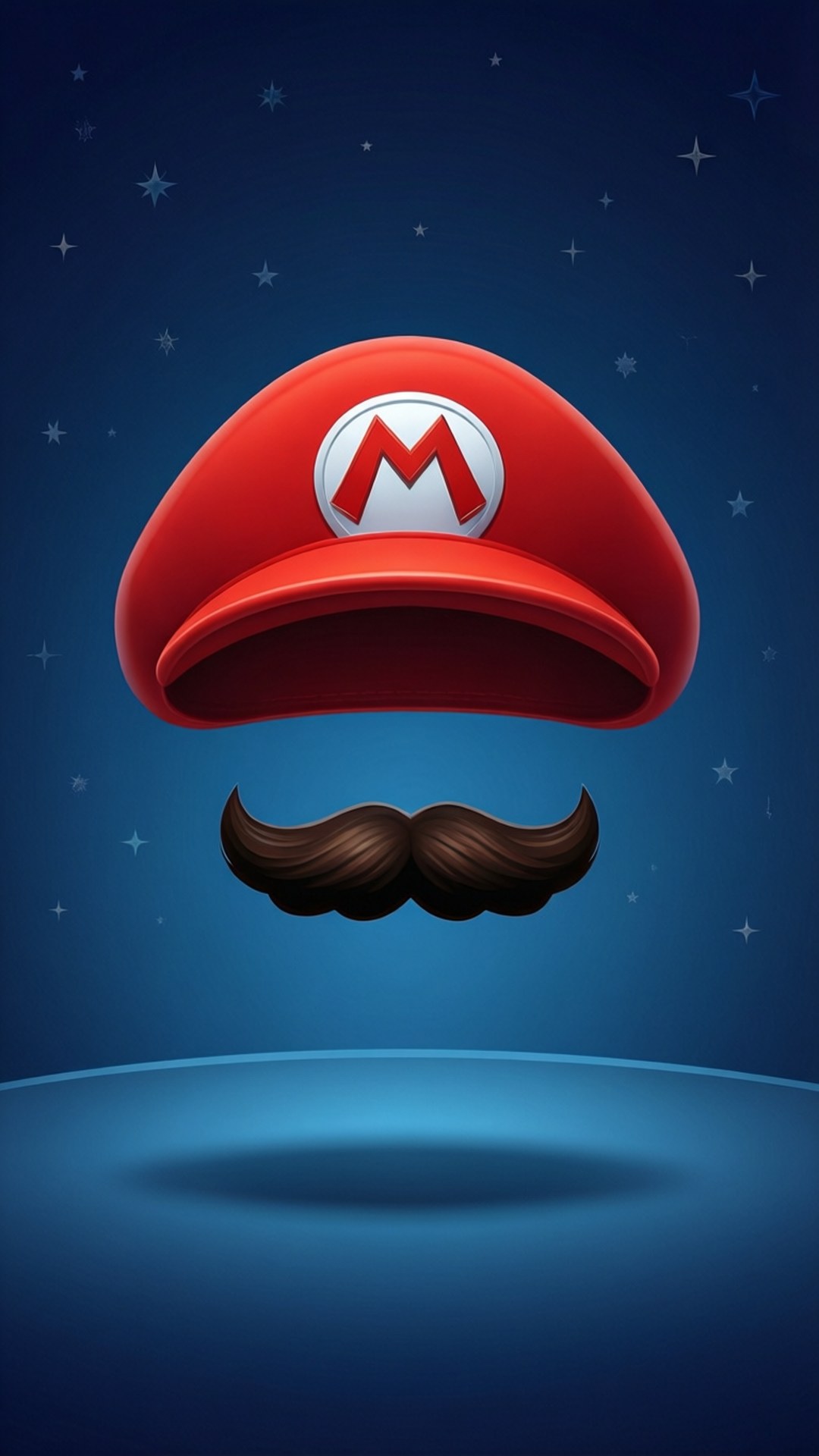Mario se Hoed Minimaal Muurpapier