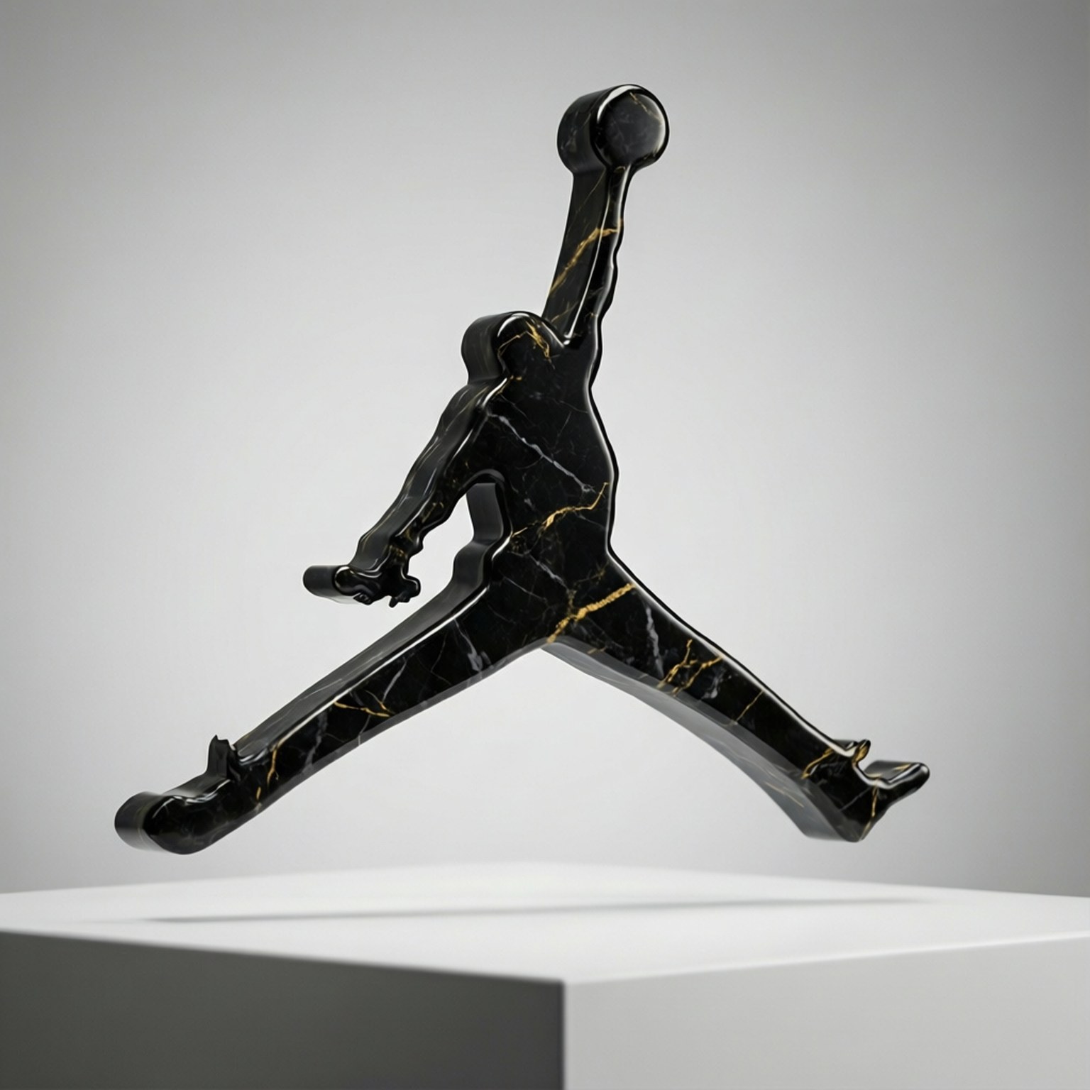 Marmer Jumpman Muurpapier