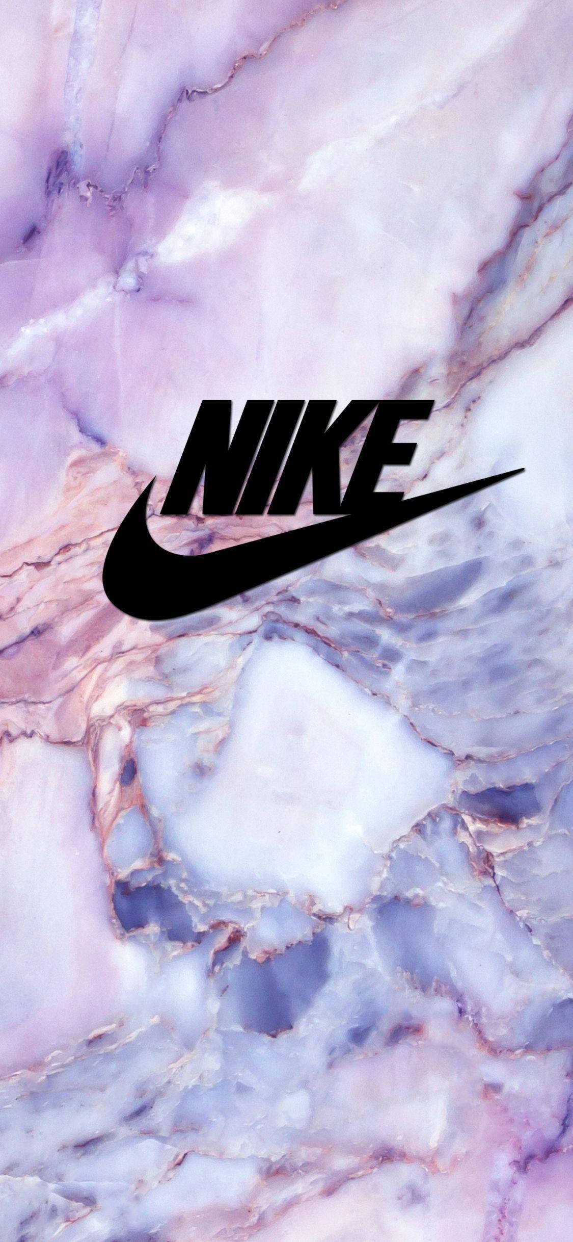 Marmer Nike iPhone Logo Muurpapier