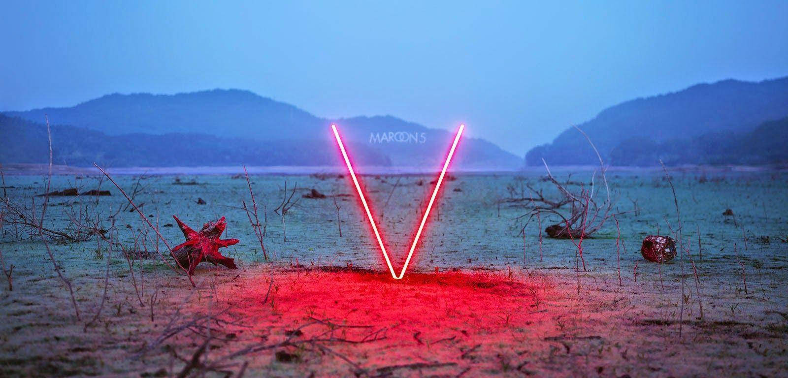 Maroon 5 V Album Omslagkuns Muurpapier