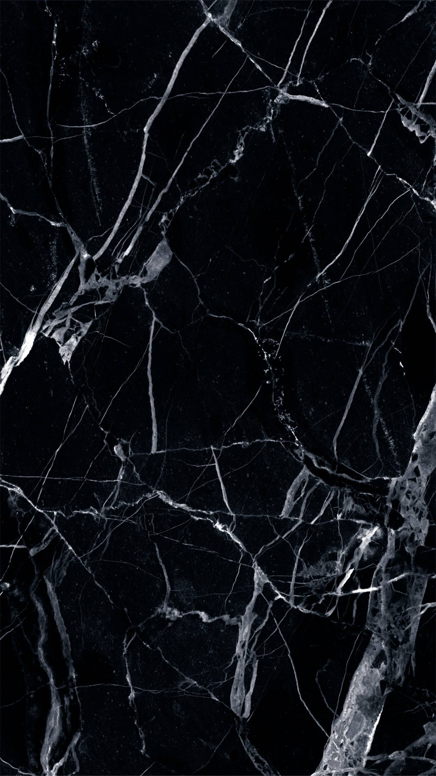 Marquina Swart Wit Marmer iPhone Muurpapier