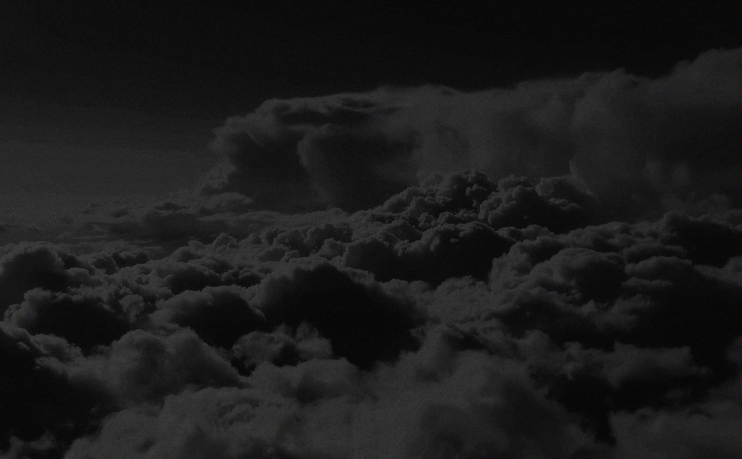 Massiewe Swart Wolke Muurpapier