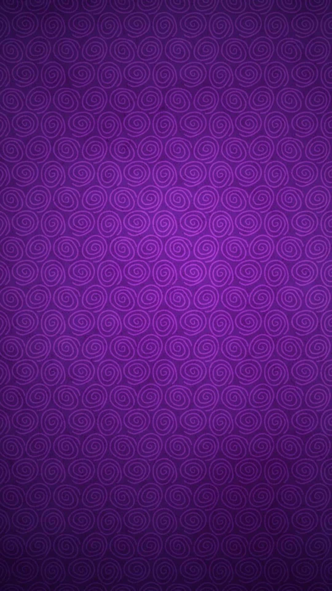 Mauve Agtergrond met Krulpatroon Muurpapier