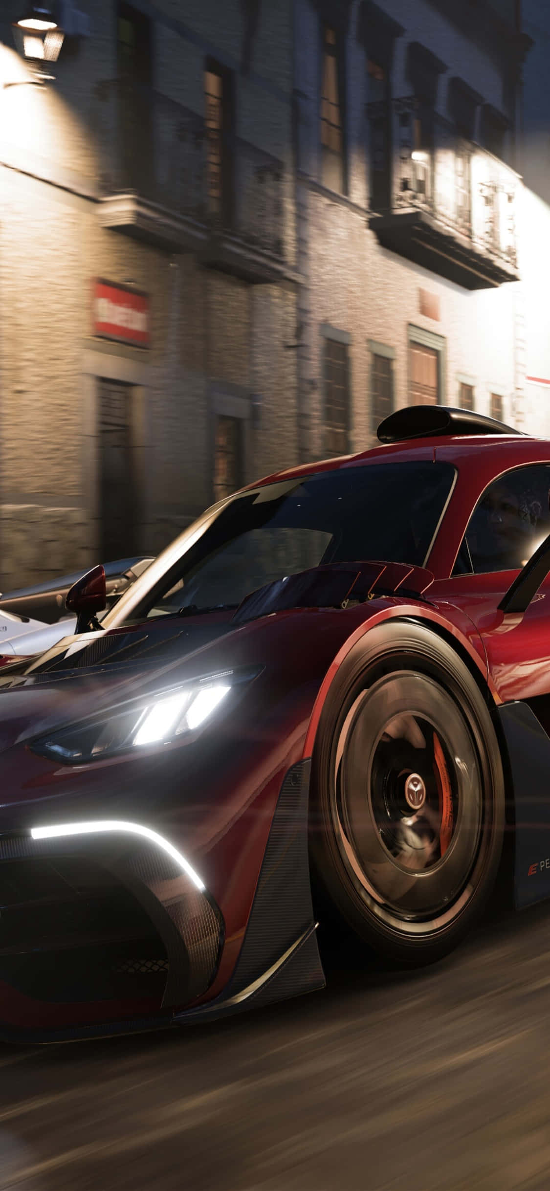 McLaren P1 iPhone X Forza Motorsport 7 Agtergrond Muurpapier