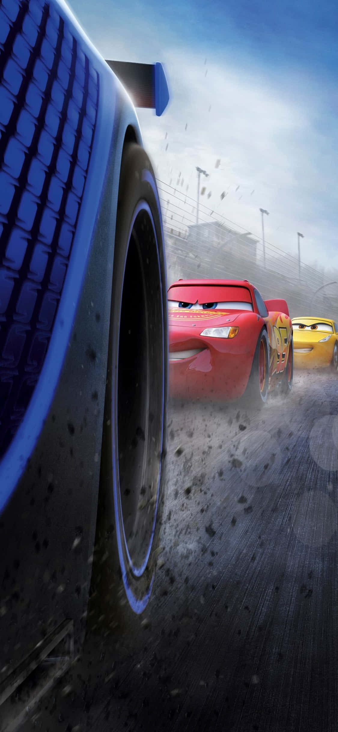 McQueen Professionele Renjaer iPhone X Cars Agtergrond Muurpapier