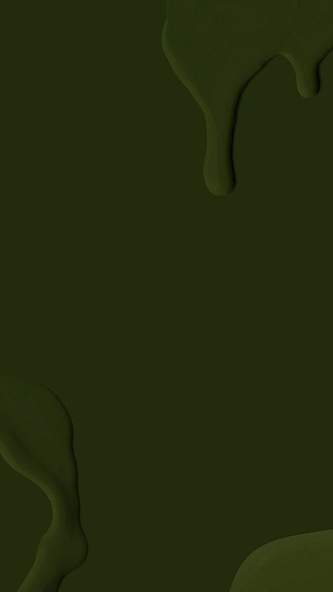 Meerlewendige 3D-kuns in Lewendige Groen Muurpapier