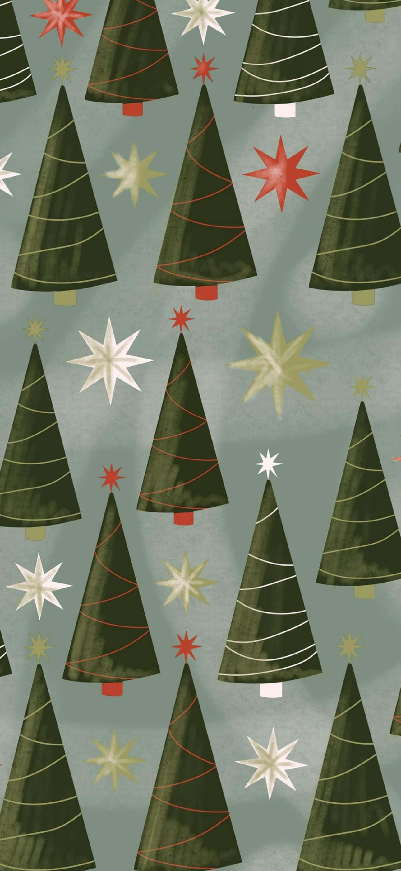 Mees Onlangse Kersfees iPhone Muurpapier