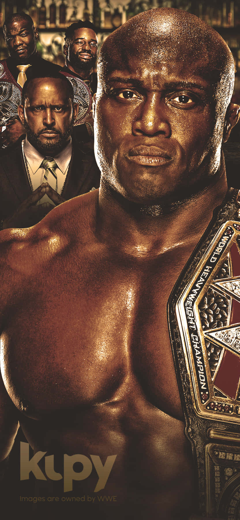 Meesterlike Vertoning van Krag - Bobby Lashley Muurpapier