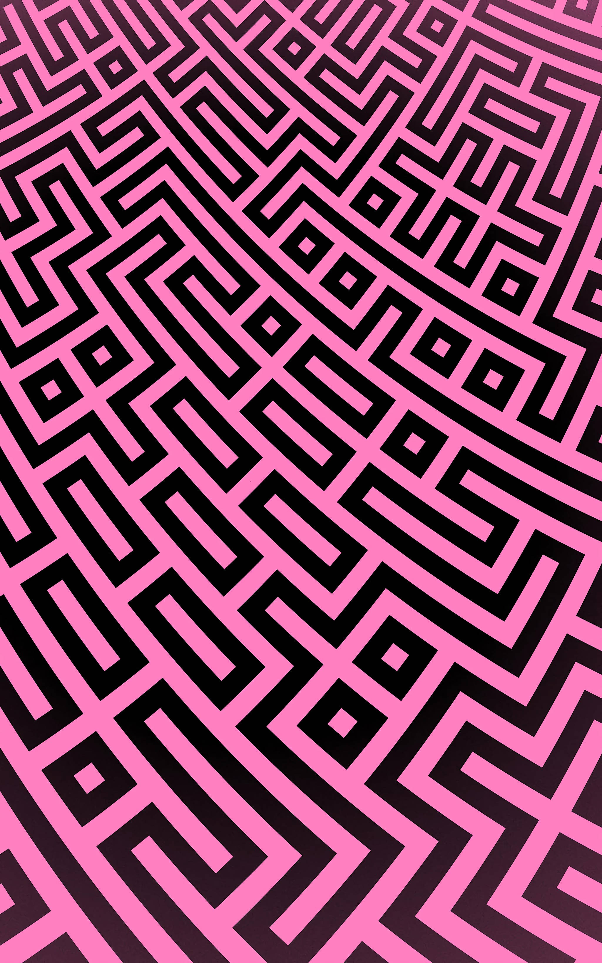 Meetkundig Perfekte Ontwerp Muurpapier