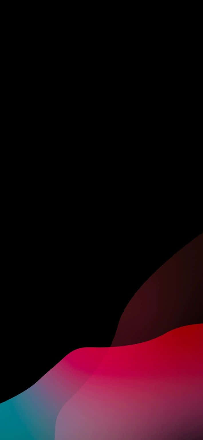 Geometriese Kurwe Pixel 3 OLED Agtergrond Muurpapier