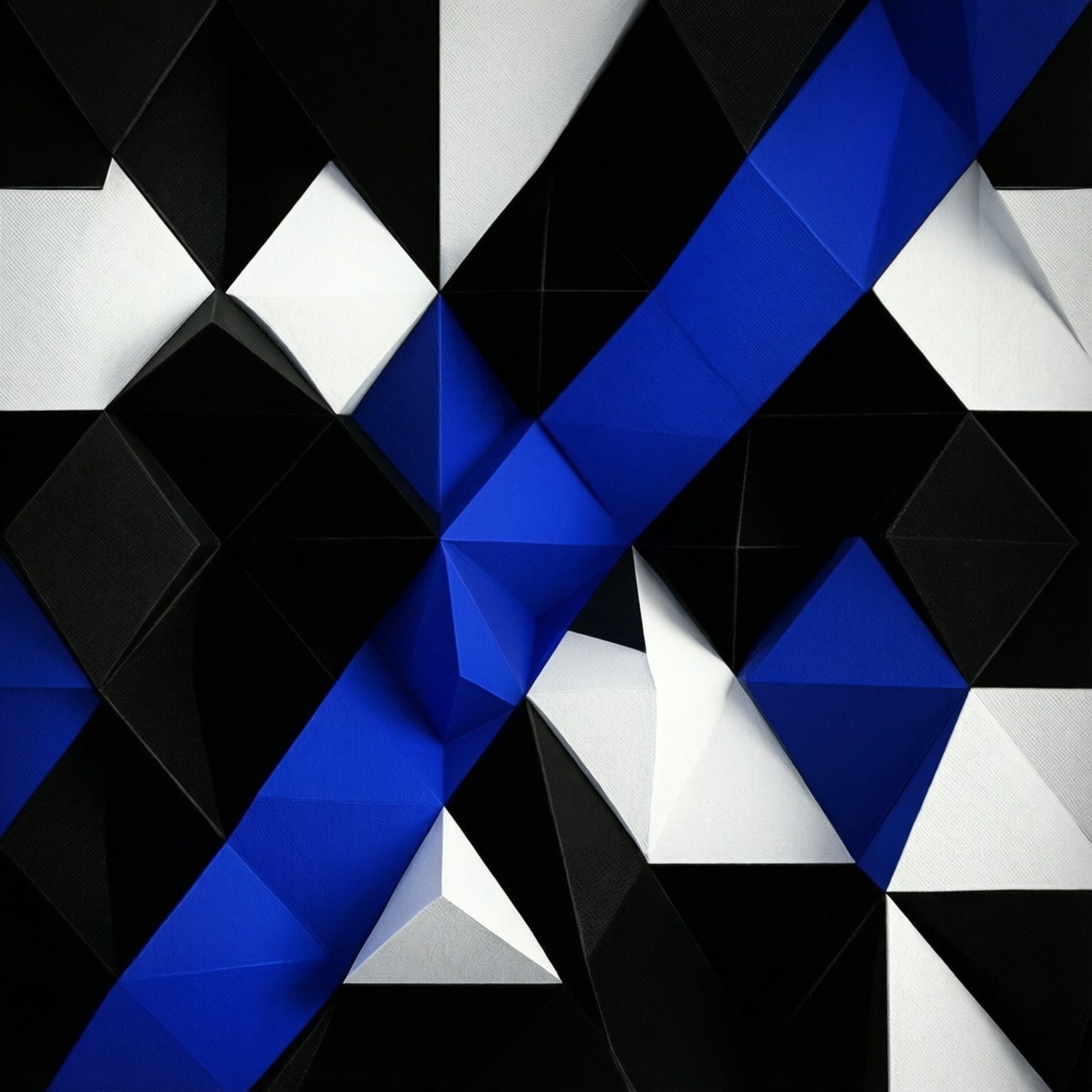 Geometriese Vlagpatroon Muurpapier