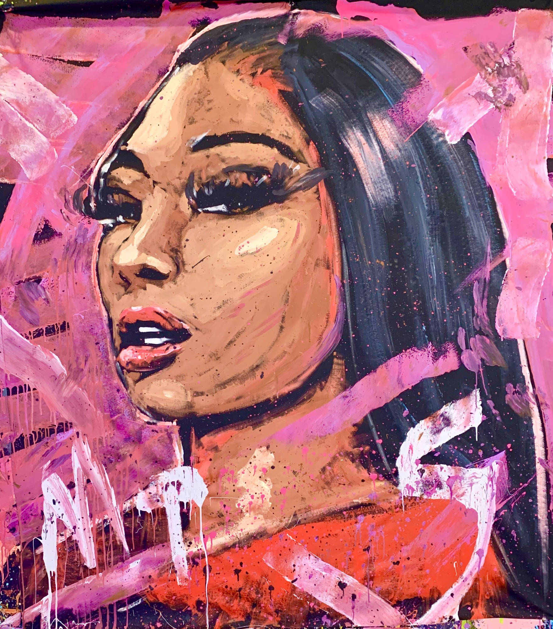 Megan Thee Stallion Skildery Muurpapier