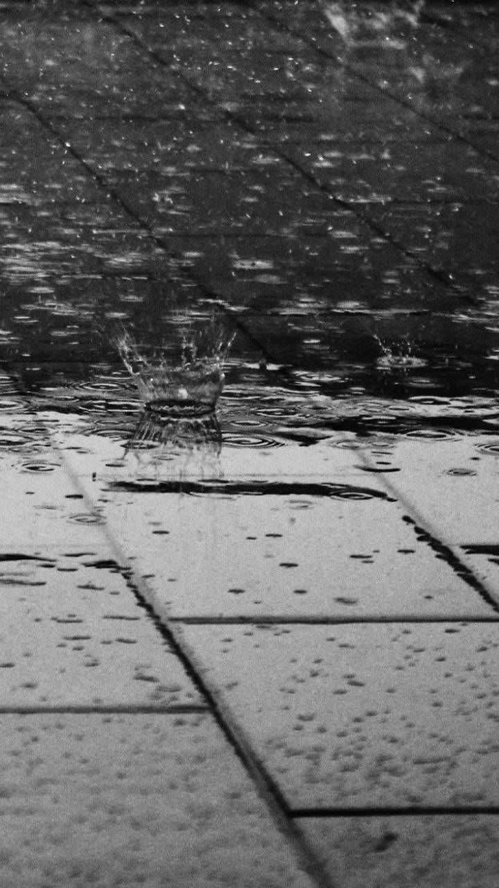 Melancholie Reën Oorspronklike iPhone 7 Muurpapier