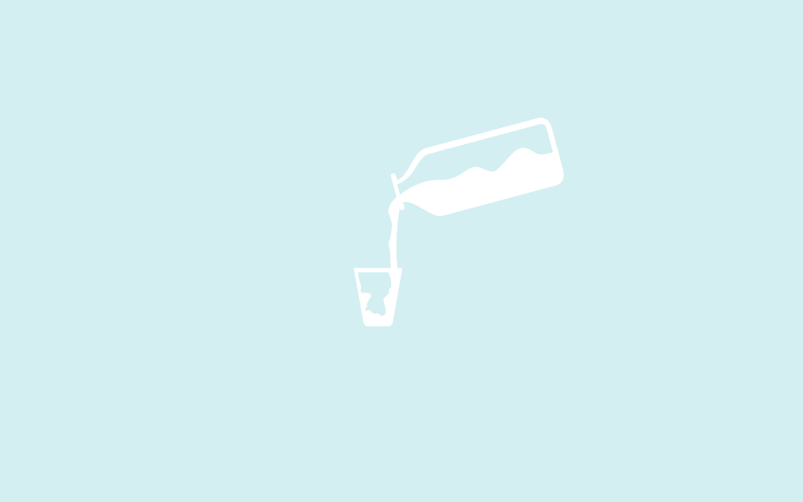 Melk Skink Minimalistiese Estetiese Skootrekenaar Muurpapier