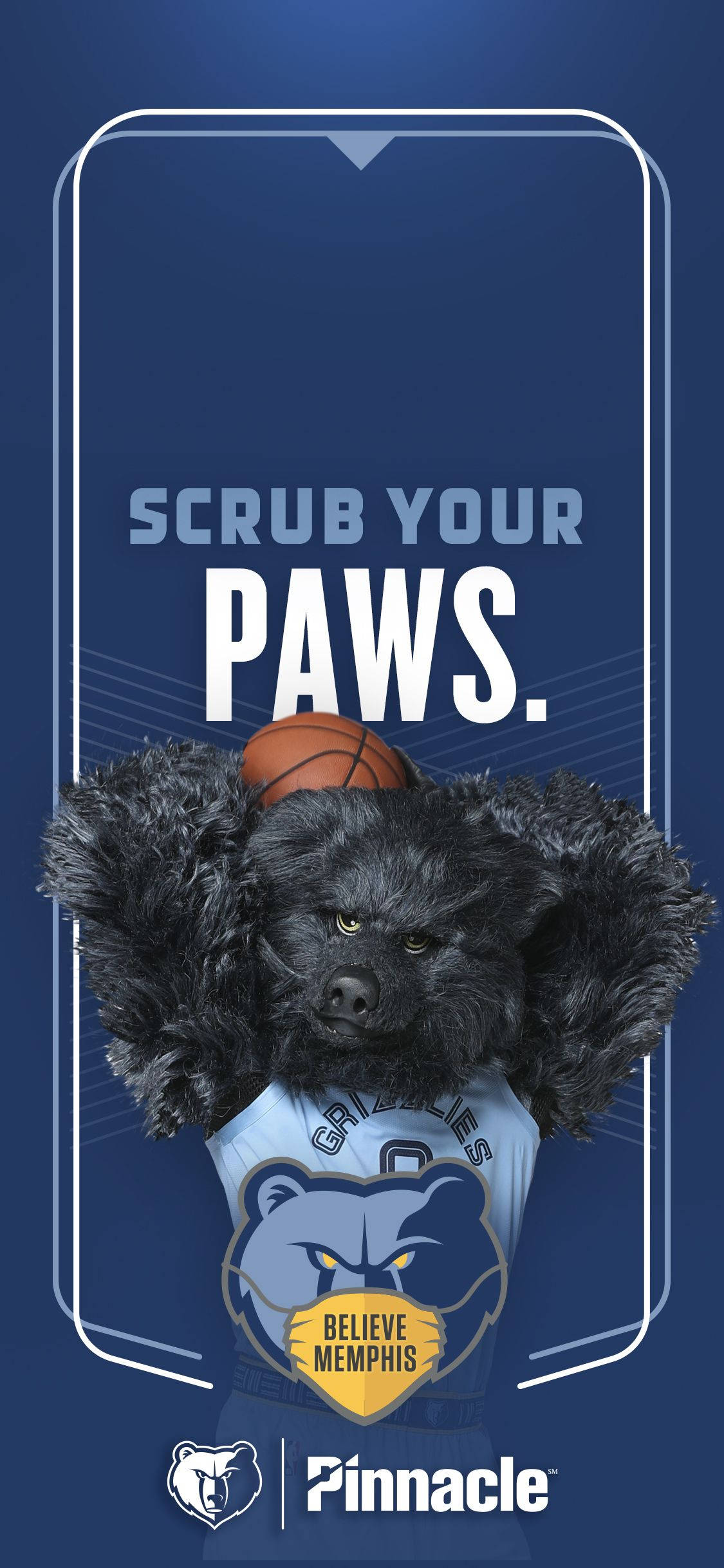Memphis Grizzlies NBA-span Muurpapier
