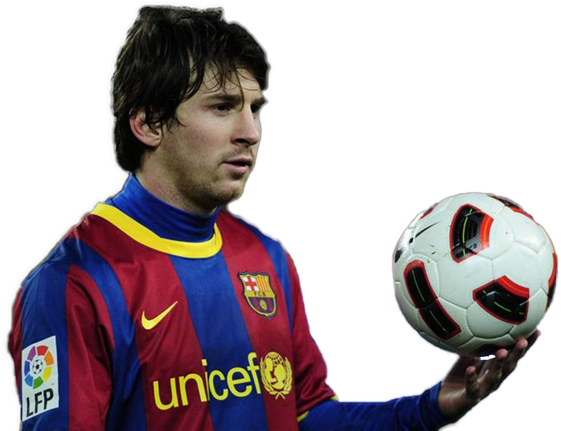 Messi Barcelona Uniform Hou Sokbal.PNG Muurpapier