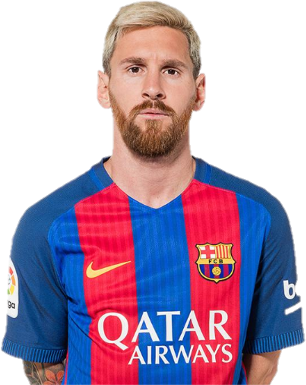 Messi in F C Barcelona-kit Muurpapier