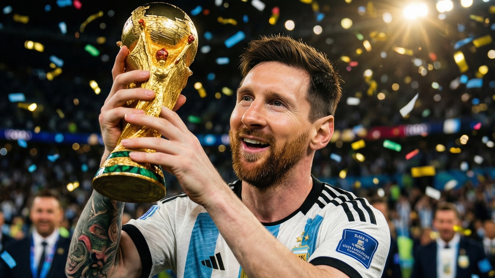 Messi se Wêreldbekerroem Muurpapier