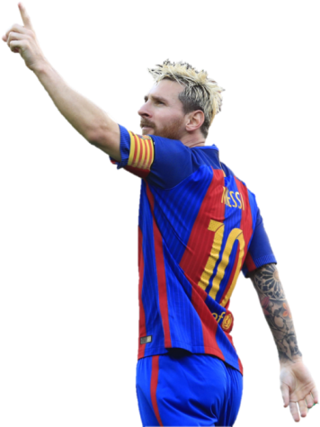 Messi Vier Oorwinning F C Barcelona Muurpapier