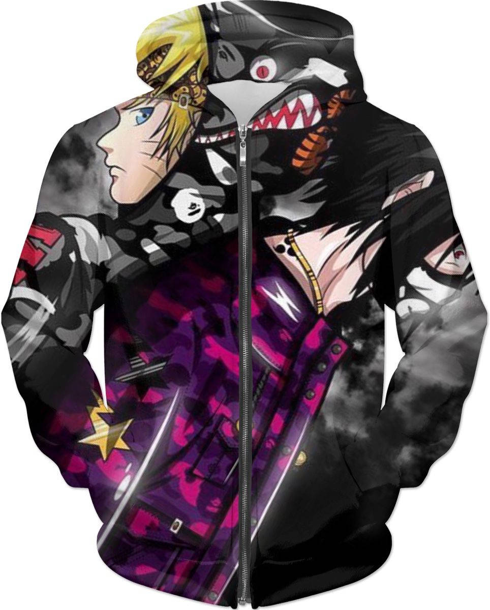 Met Naruto Drip-ontwerp Muurpapier