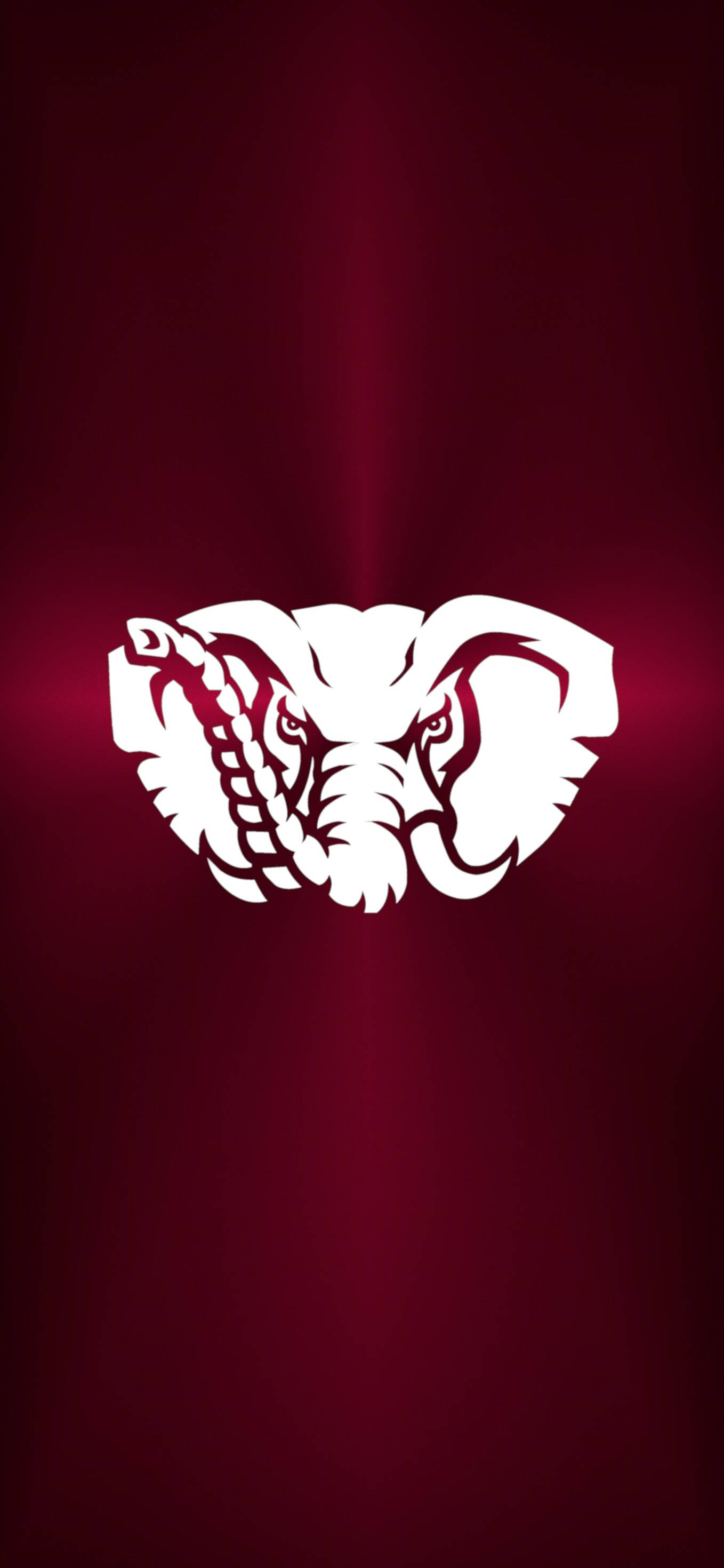 Metaalagtige Alabama Crimson Tide Olifant Muurpapier