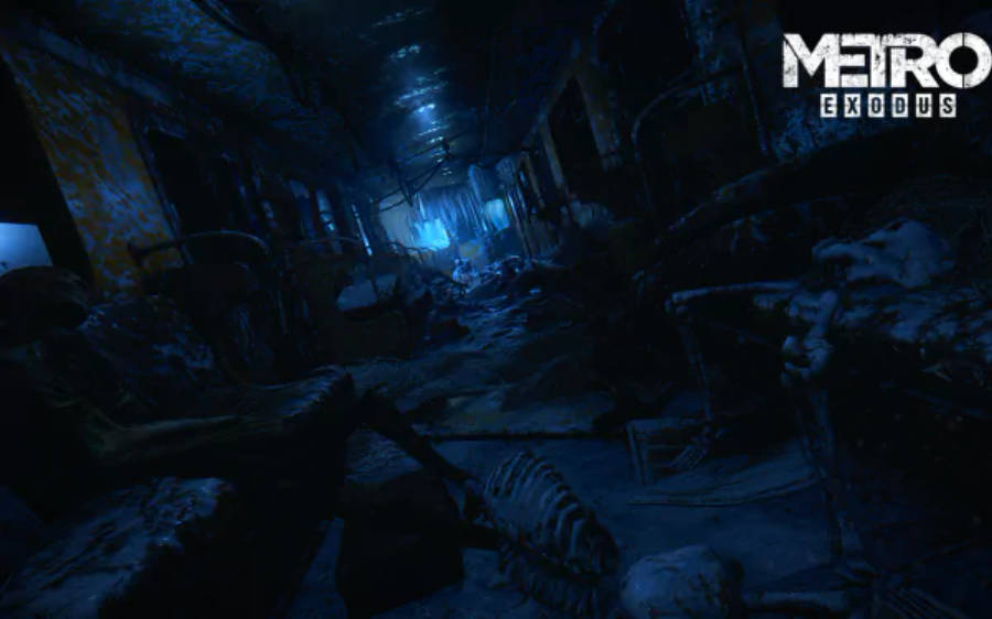 Metro Exodus Vervalle Kamer 3440x1440 Muurpapier